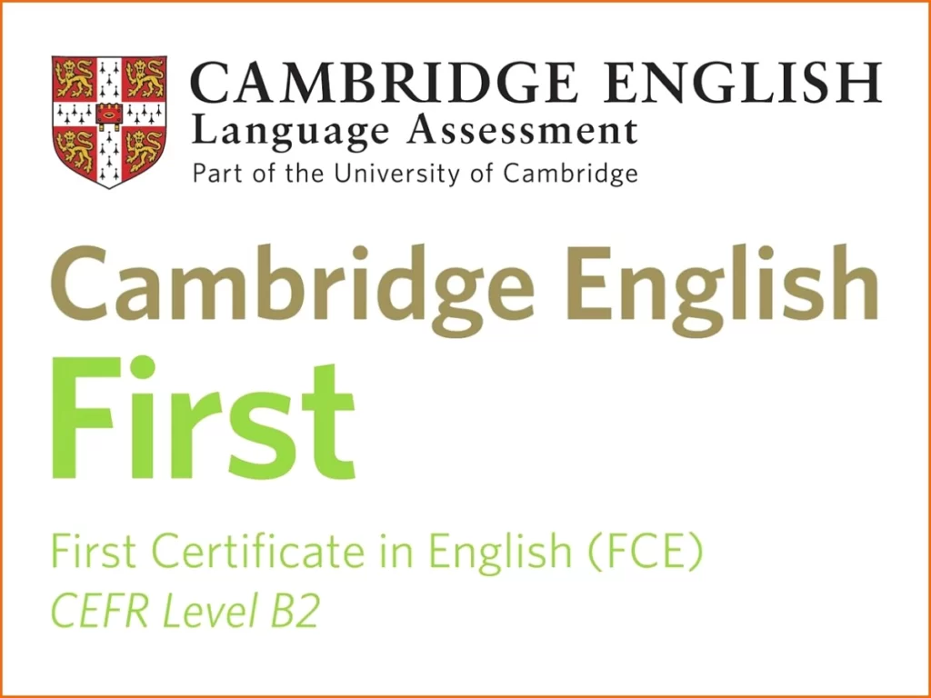 Cambridge English First certificate