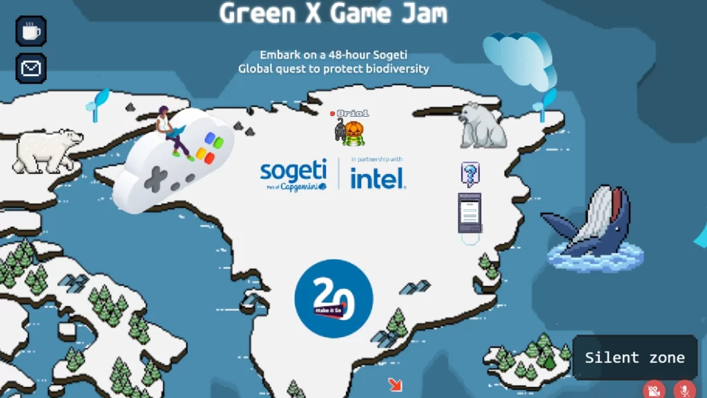 Sogeti Green x Game Jam WorkAdventure spawn